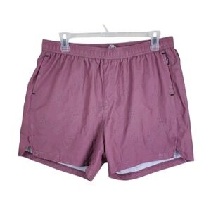 Maamgic Shorts Swim Trunk Athletic Men 38-40 x6 Mauve Purple Lined Elastic Waist